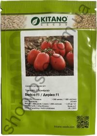 Насіння томату Деріка F1 (KS 420F1), детеримінантний, ранній гібрид, "Kitano Seeds" (Японія), 1 000 шт