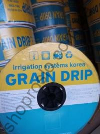Капельная лента 6 mil/20 см, водовылив 1,38 л/ч, эмит/, 3000 м. NEW "Grain Drip" (Корея)